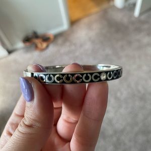 Coach silver bracelet